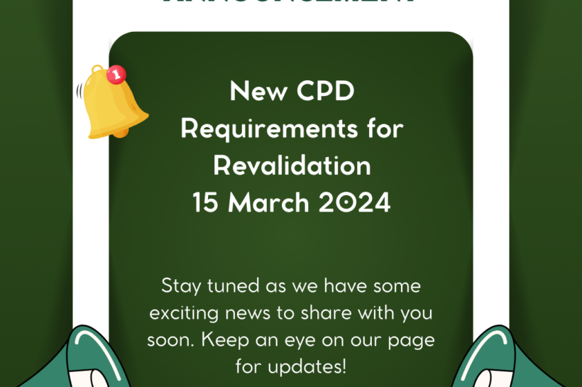 New CPD Requirements for Revalidation – 15 March 2024 
